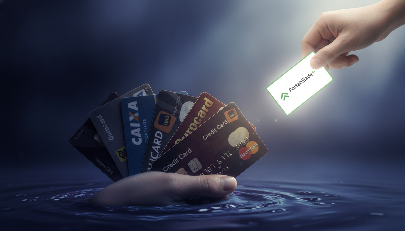 Leia mais sobre o artigo Sua Dívida te Sufoca? Fuja JÁ! O Método Secreto da Portabilidade que Reduz Juros de Empréstimos e Financiamentos Drasticamente!