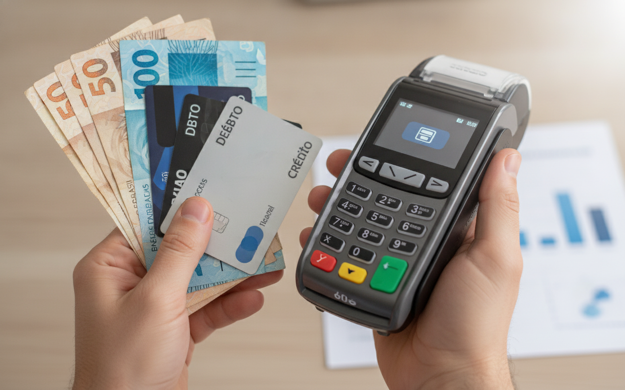 Leia mais sobre o artigo Evite o Erro Fatal nas Maquininhas! Desvende de Vez a Diferença entre Débito e Crédito e Salve Seu Dinheiro AGORA!