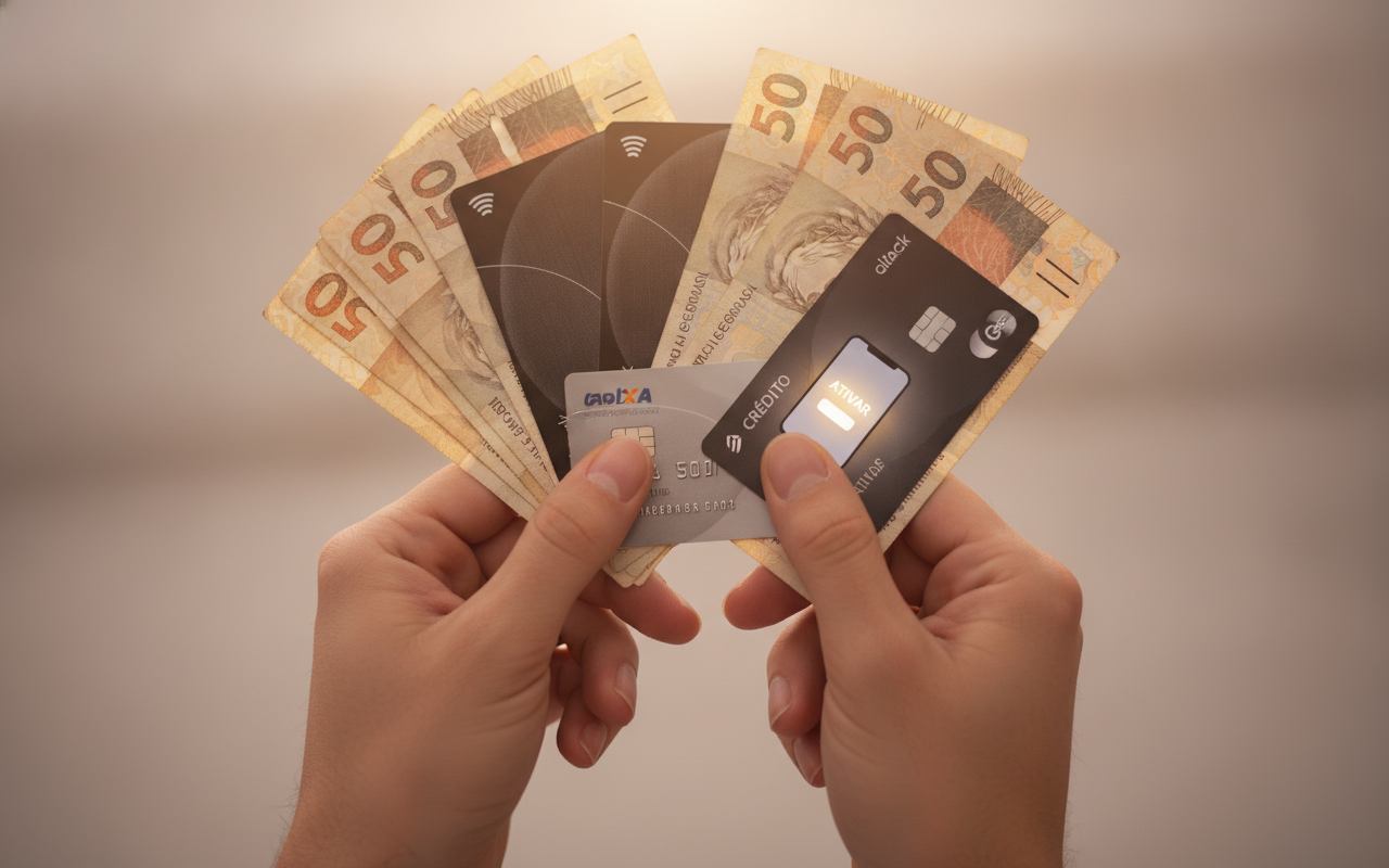 Leia mais sobre o artigo Seu App Esconde Um Tesouro! Ative o Crédito Pré-Aprovado NA HORA e Transforme Seu Débito em Poder de Compra!